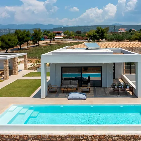 Nobus - Luxury With Private Pool, Sea View & Sunset Marathopoli