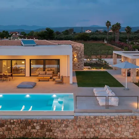 Nobus - Luxury With Private Pool, Sea View & Sunset * Marathopoli