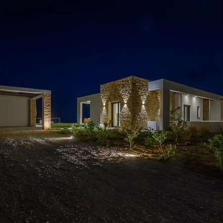 Nobus - Luxury With Private Pool, Sea View & Sunset Villa Marathopoli