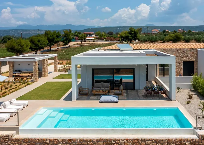 Nobus - Luxury With Private Pool, Sea View & Sunset Marathopoli