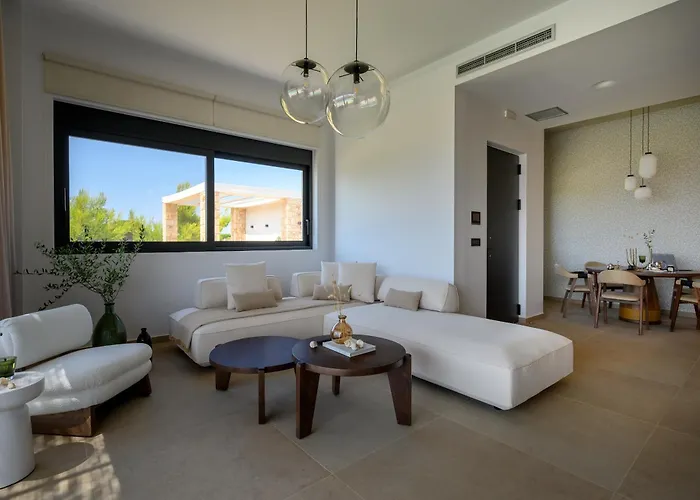 Nobus - Luxury With Private Pool, Sea View & Sunset Marathopoli