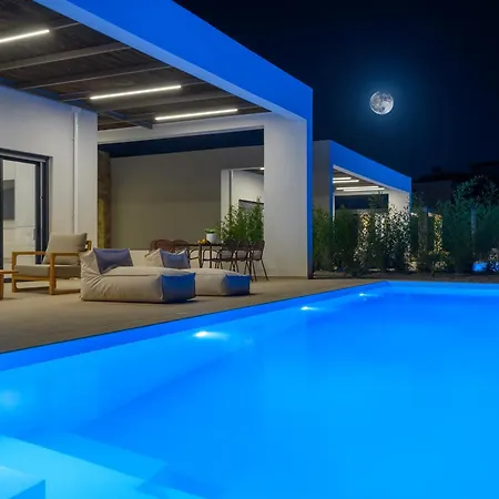 ヴィラ Nobus - Luxury With Private Pool, Sea View & Sunset マラトポリス
