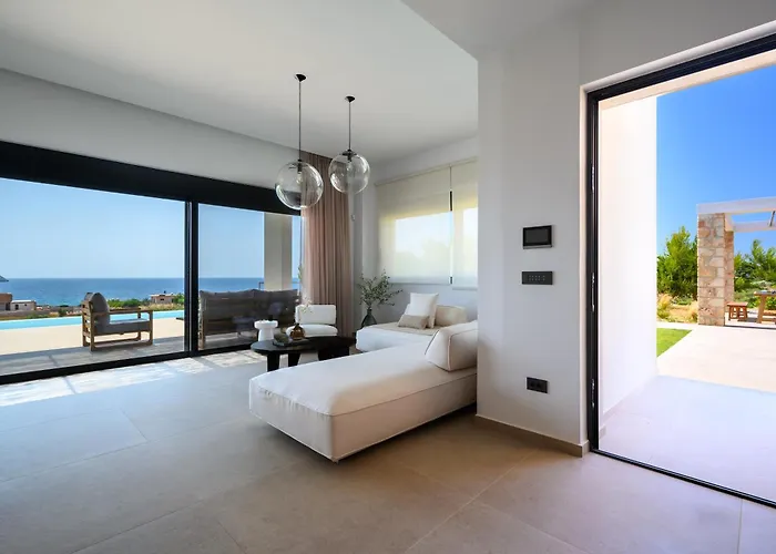 Βίλα Nobus - Luxury With Private Pool, Sea View & Sunset Μαραθόπολη