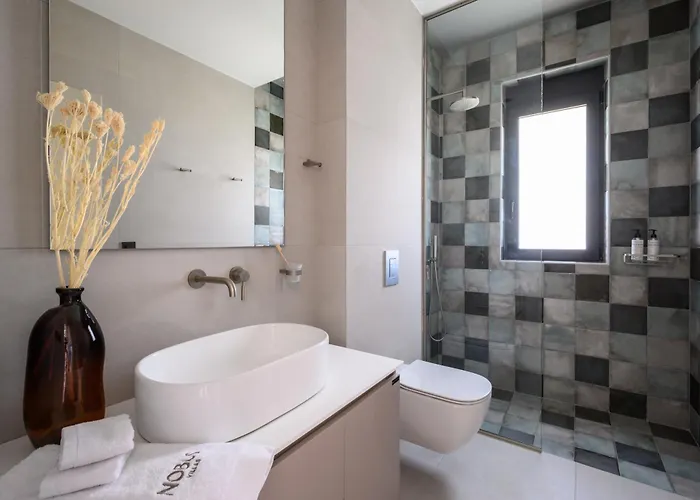 Nobus - Luxury With Private Pool, Sea View & Sunset Villa Marathópoli