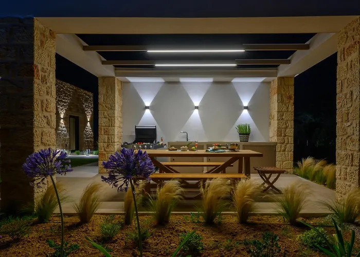 Nobus - Luxury With Private Pool, Sea View & Sunset Villa Marathópoli